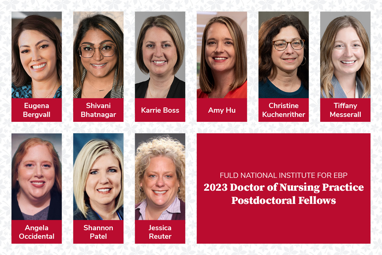 a collage of the Fuld's 23-24 DNP Postdoctoral fellows